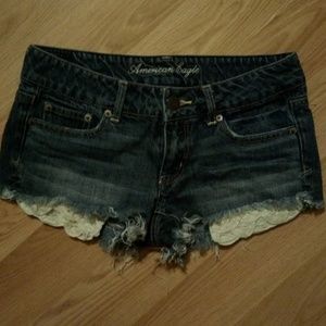 American eagle jean shorts